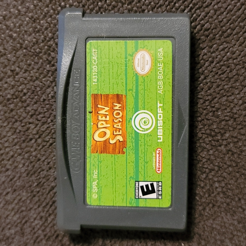 Nintendo Game Boy Advance Open Season Cartridge - Green Label, Gray Cartridge